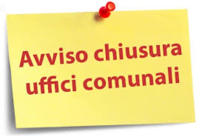 Chiusura al pubblico da mercoledì 13 agosto a domenica 17 agosto.